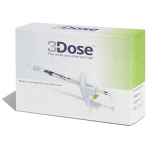 3Dose - 1.0 ml Syringe, 125 Green, 10 pcs. - SAMUS COSMETOLOGY
