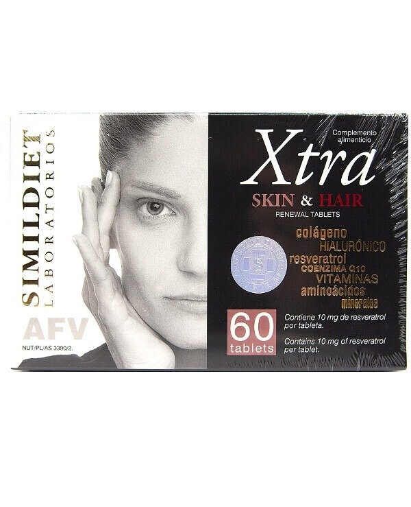 Simildiet Xtra Skin & Hair Nutraceuticals (60 capsules) - SAMUS COSMETOLOGY